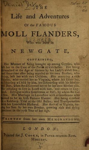 Cover of Moll Flanders