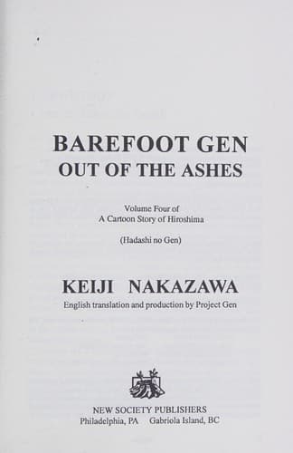 Cover of Barefoot Gen
