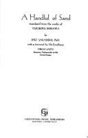 Cover of A Handful of Sand