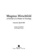 Cover of Magnus Hirschfeld: A Portrait