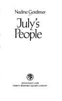 Cover of July's People
