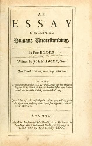 Cover of Essay Concerning Human Understanding