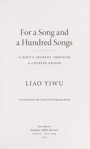 Cover of For a Song and a Hundred Songs