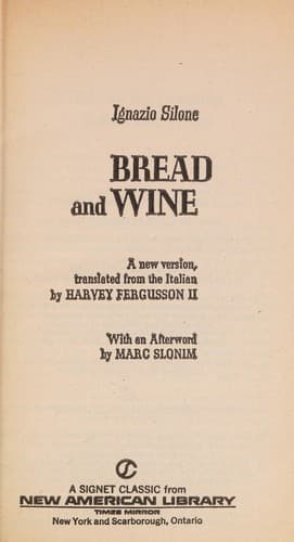 Cover of Bread and Wine