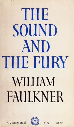 Cover of The Sound and the Fury
