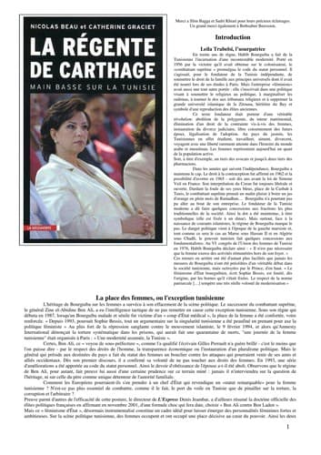 Cover of La Régente de Carthage